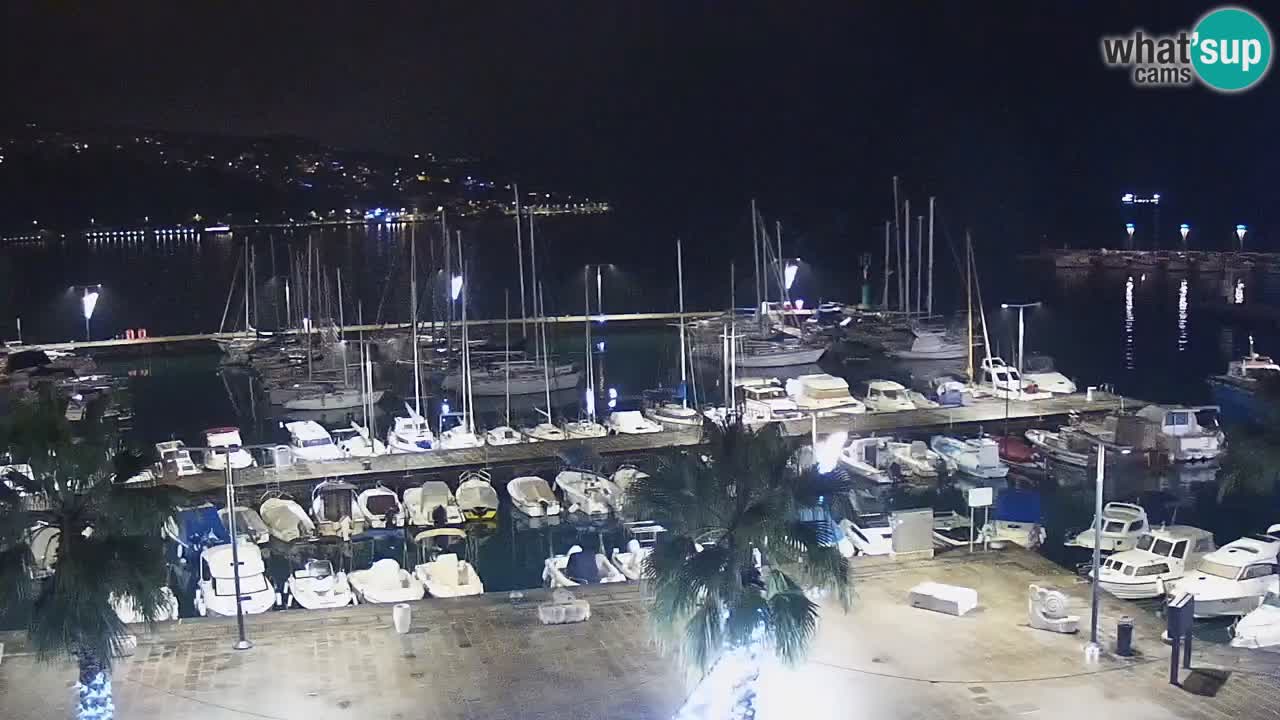 Webcam Capodistria – marina e lungo mare dall’Hotel Grand Koper