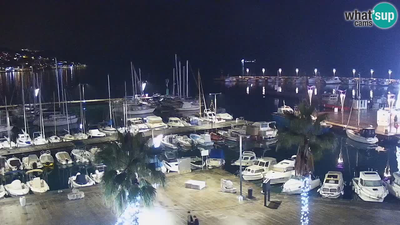Camera en vivo Koper – puerto deportivo y paseo marítimo desde el Hotel Grand Koper