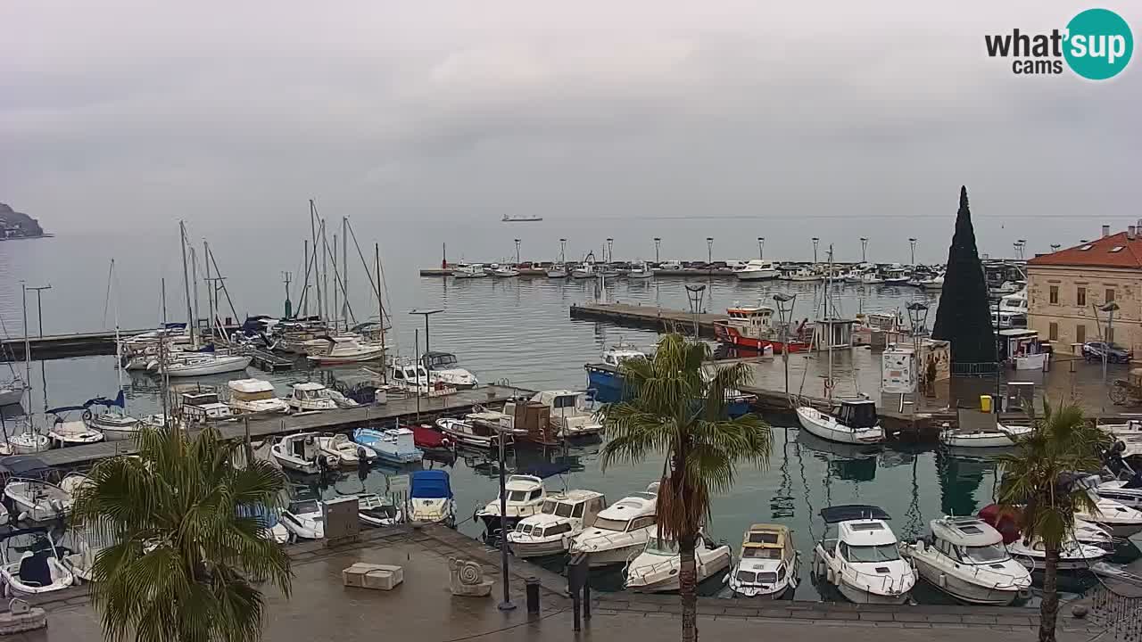 Web kamera Koper – marina i promenada – hotel Grand Koper