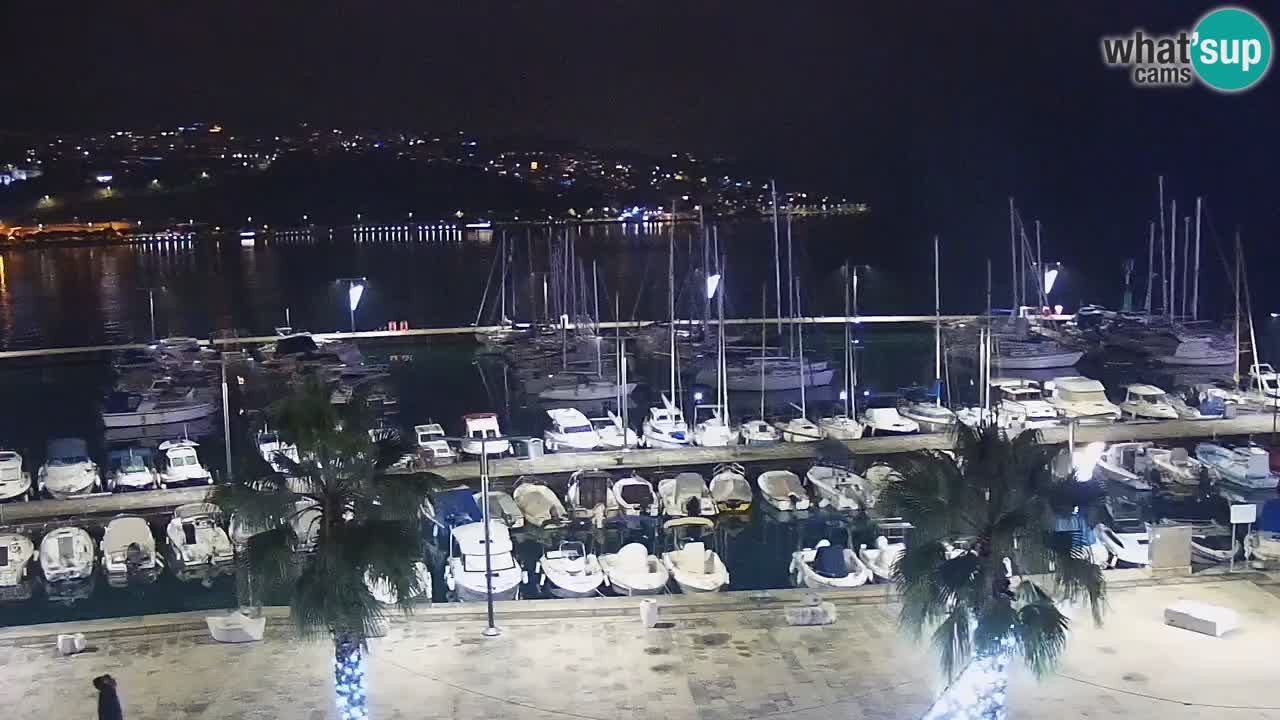 Web kamera Koper – marina i promenada – hotel Grand Koper