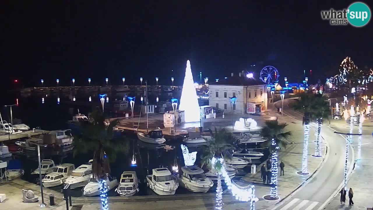Web kamera Koper – marina i promenada – hotel Grand Koper