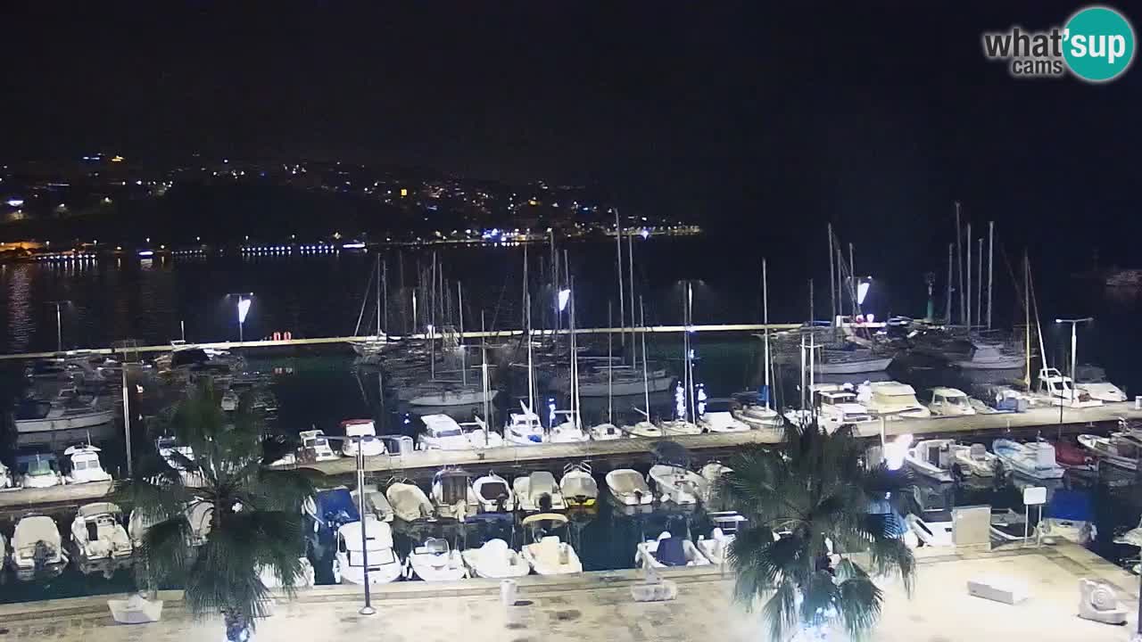 Web kamera Koper – marina i promenada – hotel Grand Koper