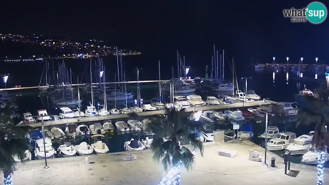 Web kamera Koper – marina i promenada – hotel Grand Koper