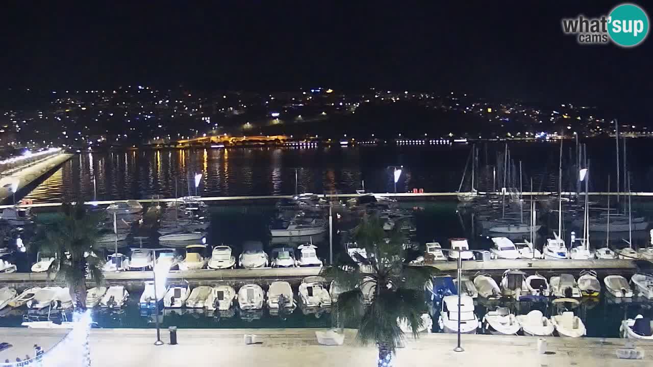 Web kamera Koper – marina i promenada – hotel Grand Koper