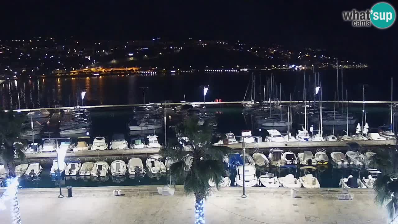 Web kamera Koper – marina i promenada – hotel Grand Koper