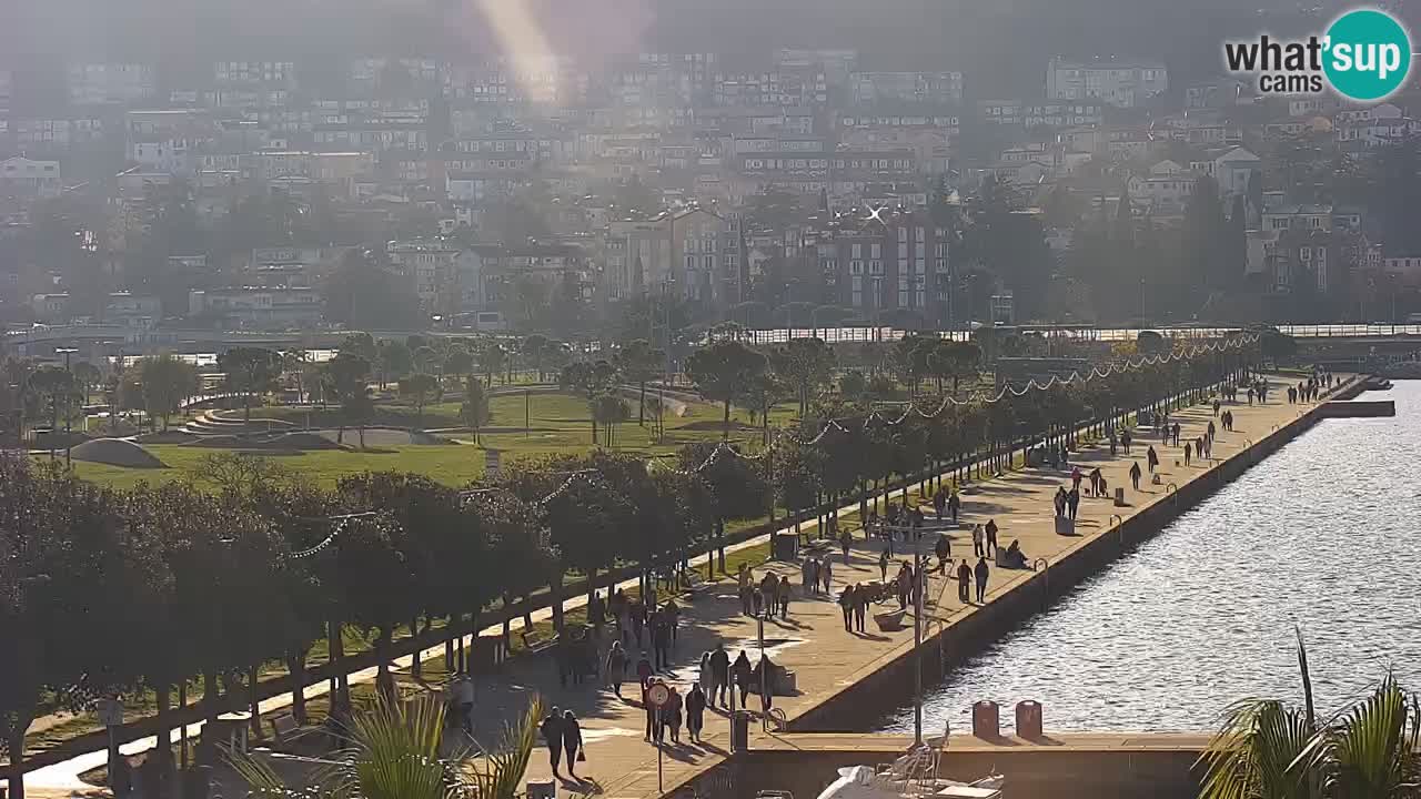Camera en vivo Koper – puerto deportivo y paseo marítimo desde el Hotel Grand Koper