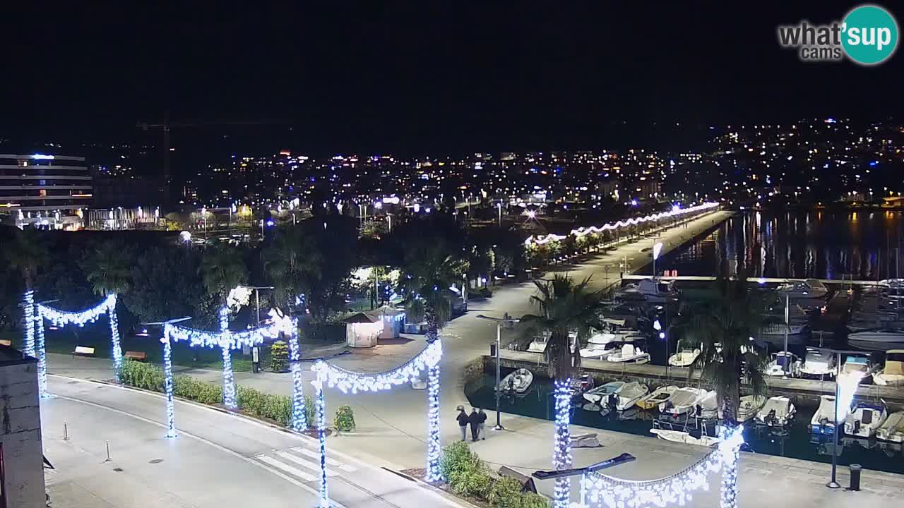 Web kamera Koper – marina i promenada – hotel Grand Koper