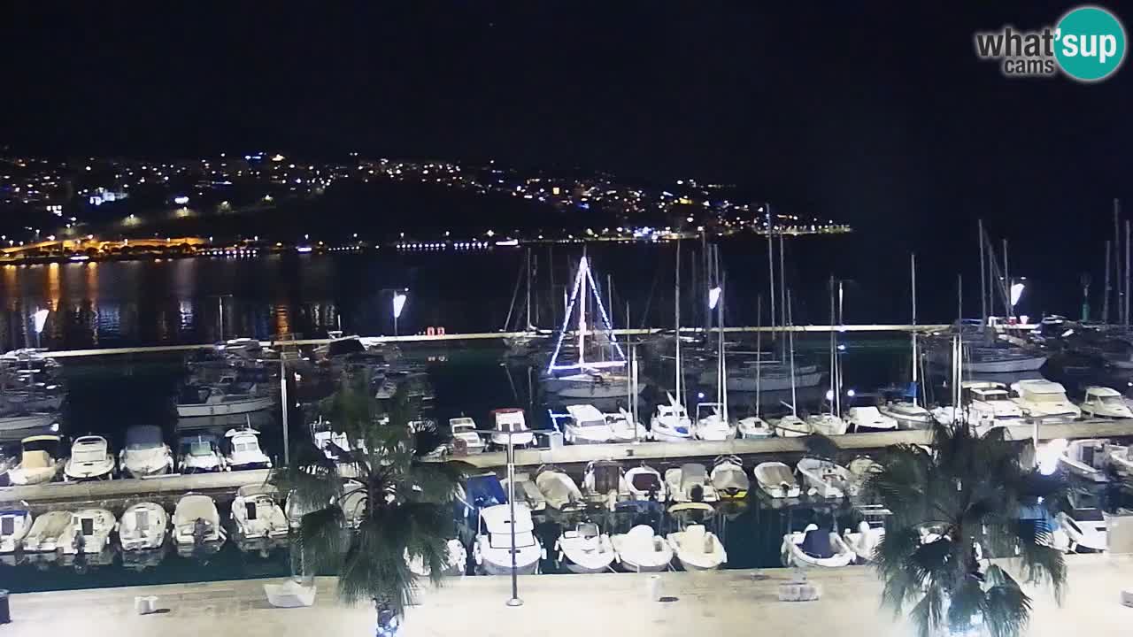 Web kamera Koper – marina i promenada – hotel Grand Koper