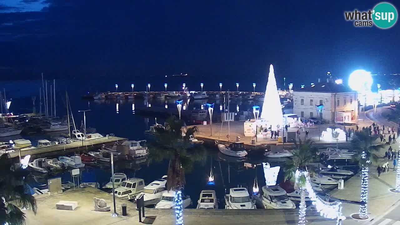 Web kamera Koper – marina i promenada – hotel Grand Koper