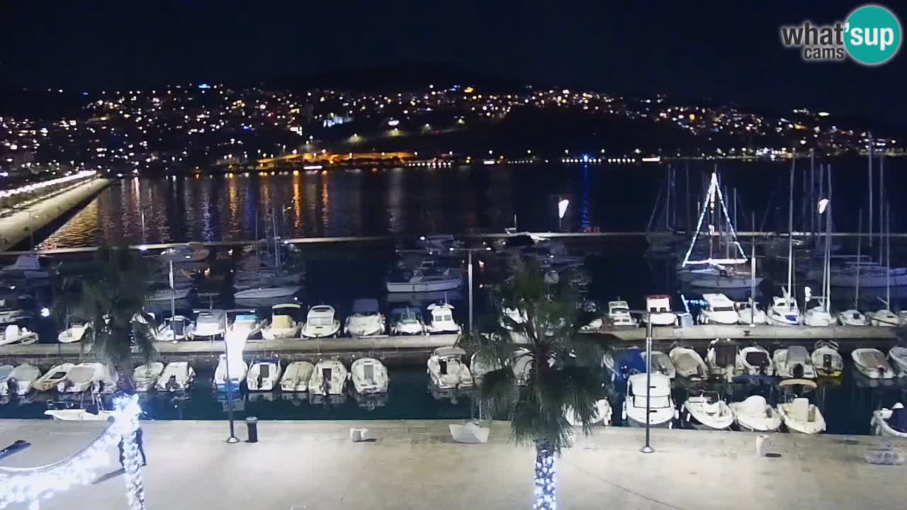 Spletna kamera Luka Koper v živo – Potniški terminal in tovorno pristanišče – Slovenija