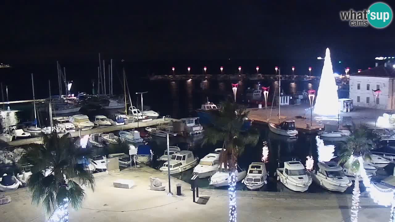 Luka Kopar uživo web kamera – Turistički terminal i teretna luka – Slovenija