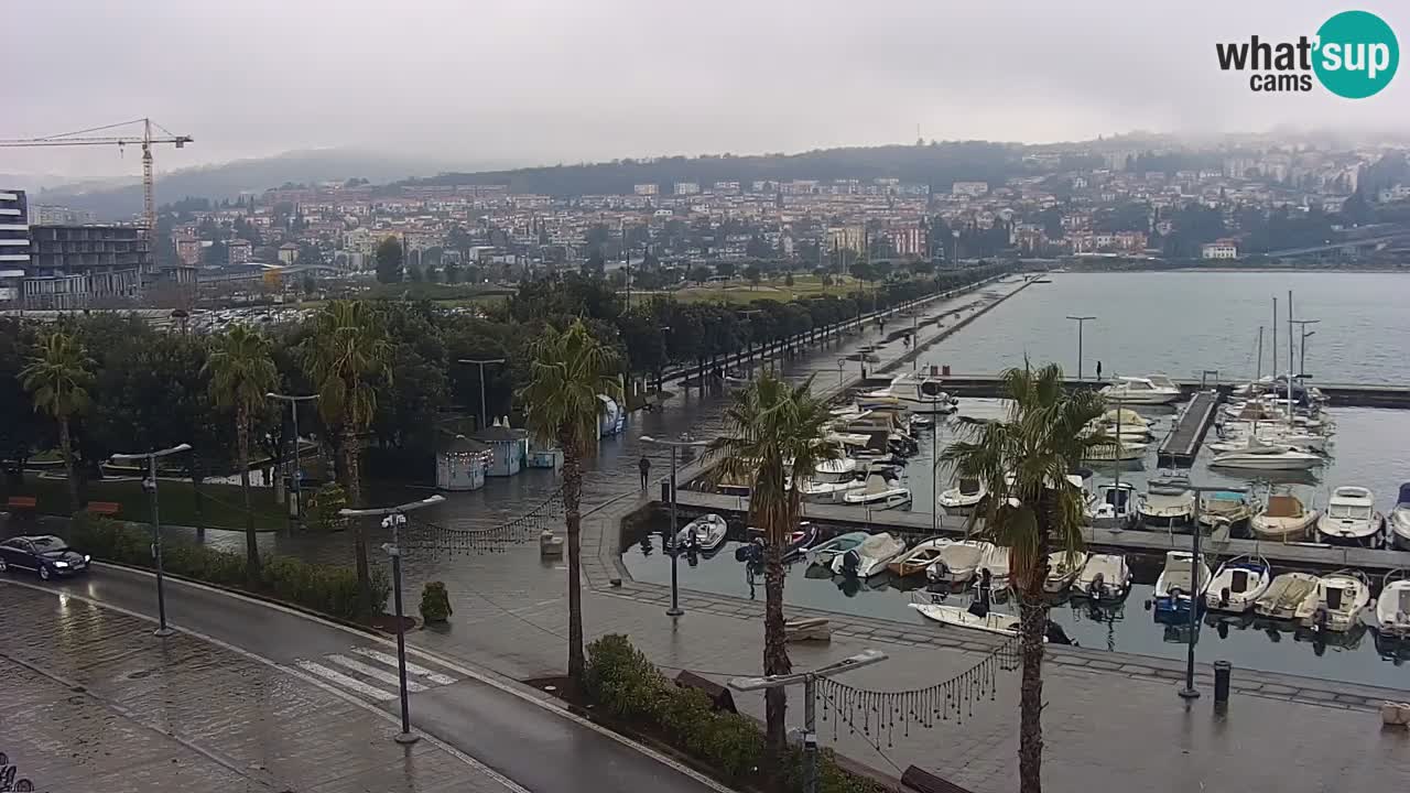 Webcam Capodistria – marina e lungo mare dall’Hotel Grand Koper