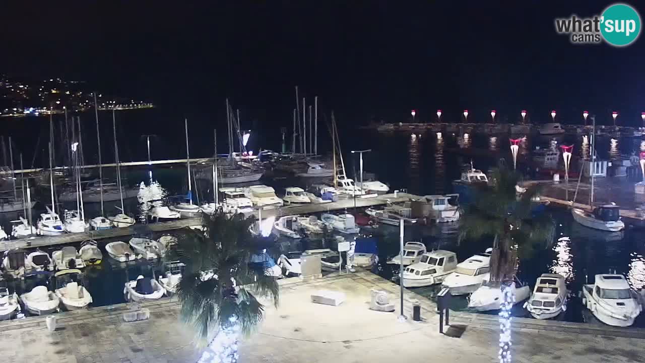 Spletna kamera Luka Koper v živo – Potniški terminal in tovorno pristanišče – Slovenija