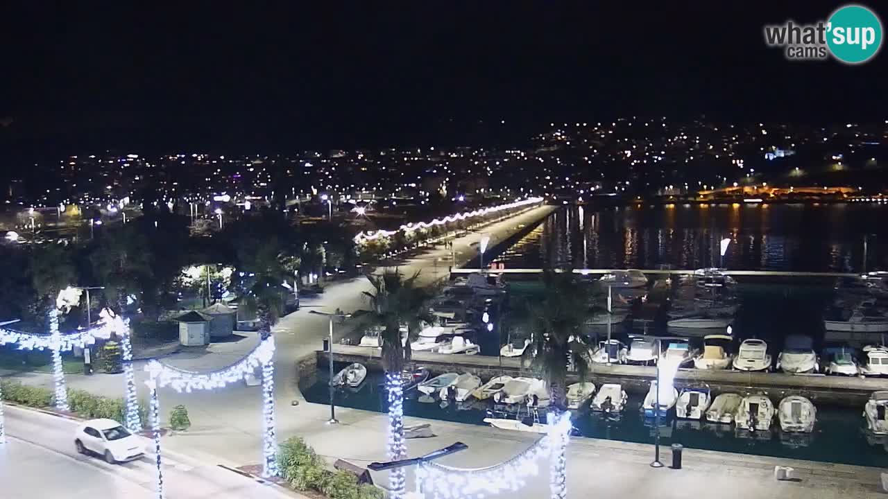 Webcam Capodistria – marina e lungo mare dall’Hotel Grand Koper