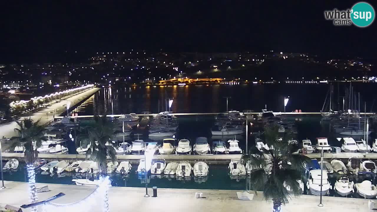 Web kamera Koper – marina i promenada – hotel Grand Koper