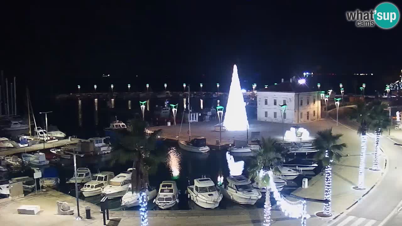 Web kamera Koper – marina i promenada – hotel Grand Koper