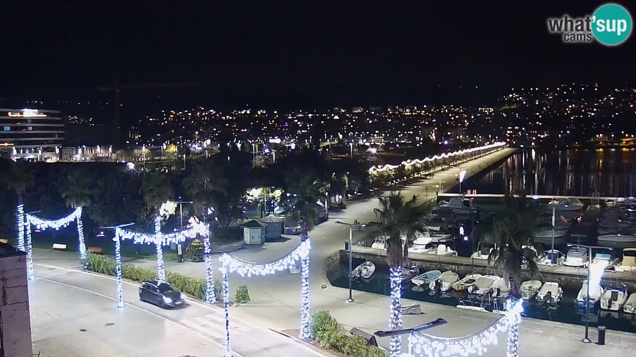 Webcam Capodistria – marina e lungo mare dall’Hotel Grand Koper