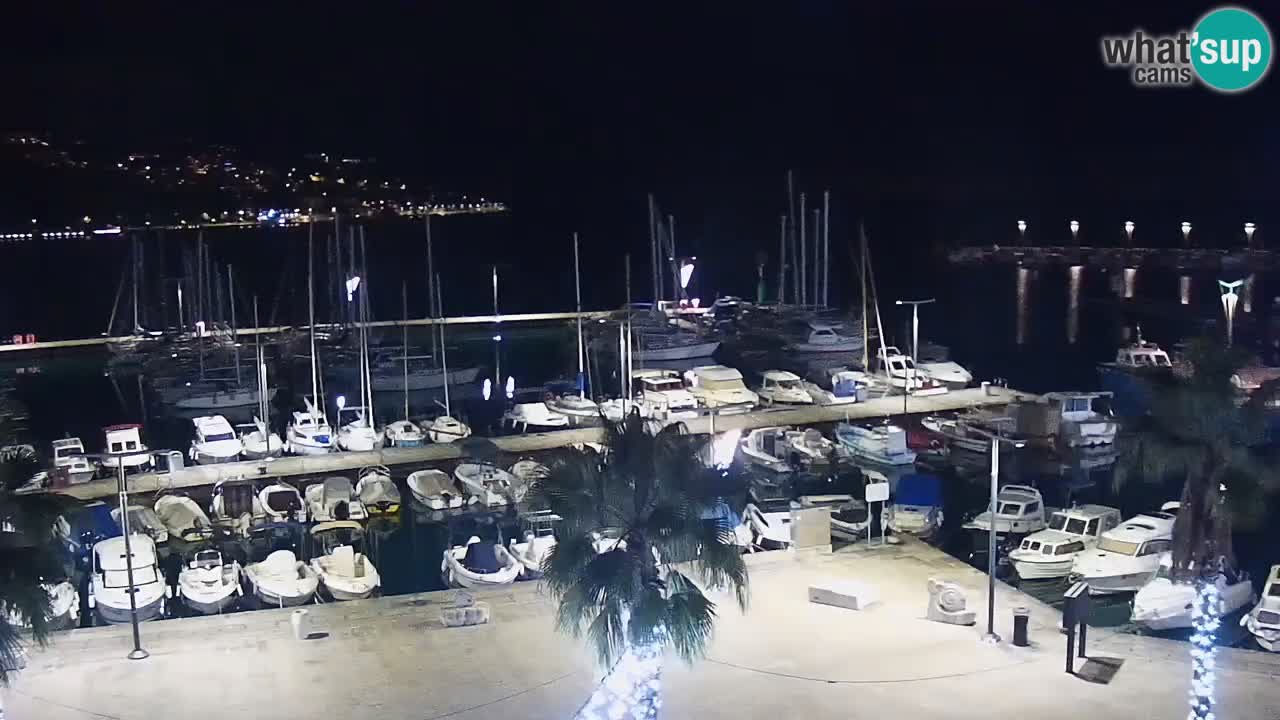 Web kamera Koper – marina i promenada – hotel Grand Koper