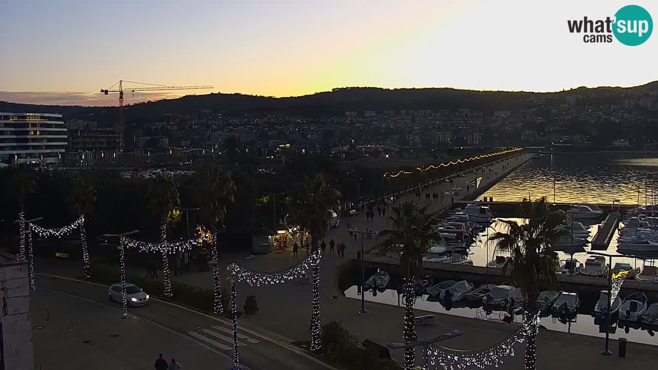 The Port of Koper live webcam – cruise and cargo port – Slovenia