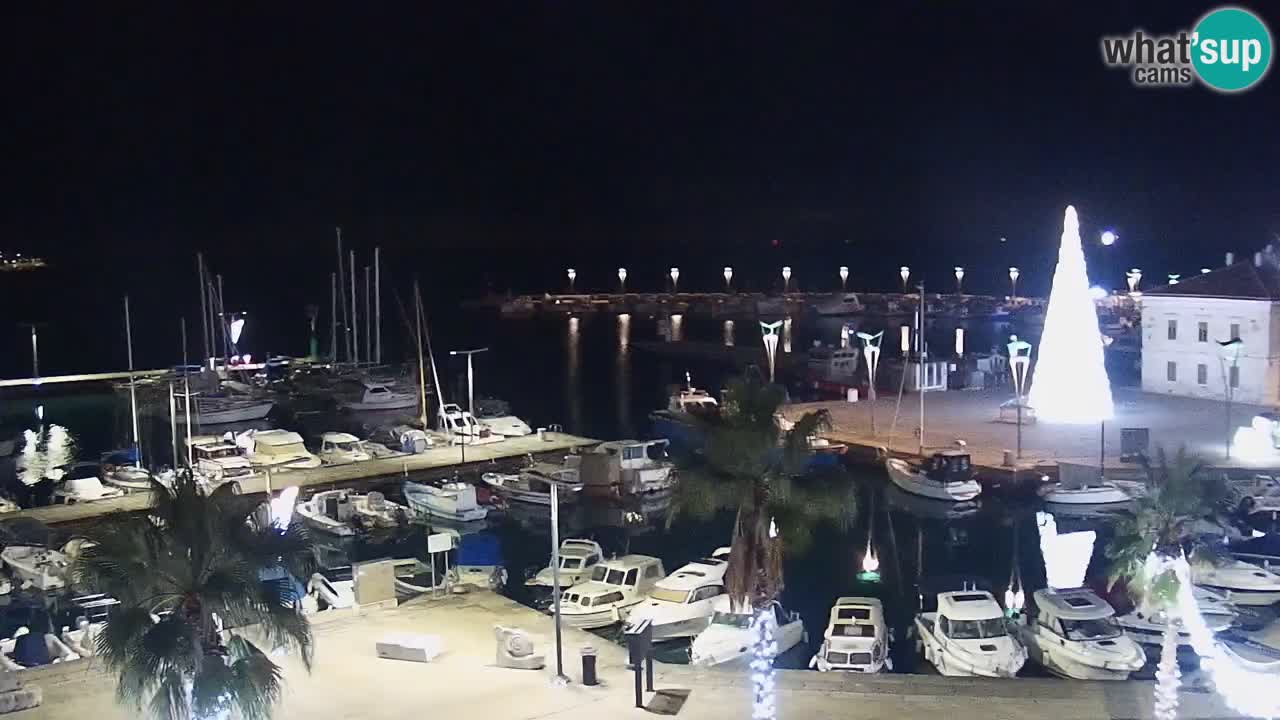 Il porto di Koper – Capodistria live webcam – porto crociere e mercantile – Slovenia