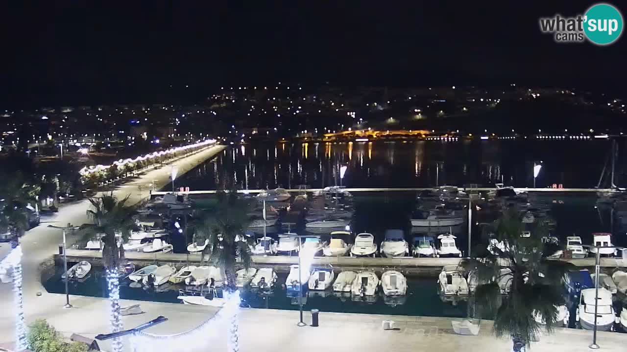 Webcam Capodistria – marina e lungo mare dall’Hotel Grand Koper