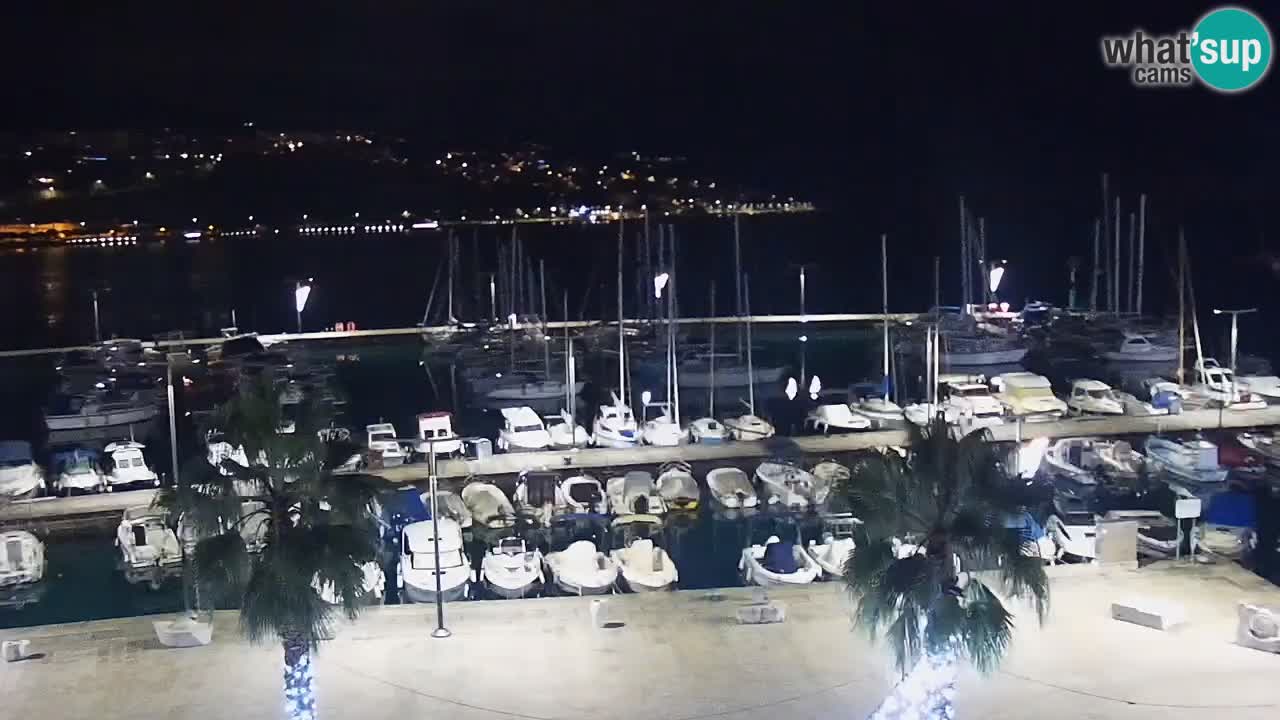 Webcam Capodistria – marina e lungo mare dall’Hotel Grand Koper