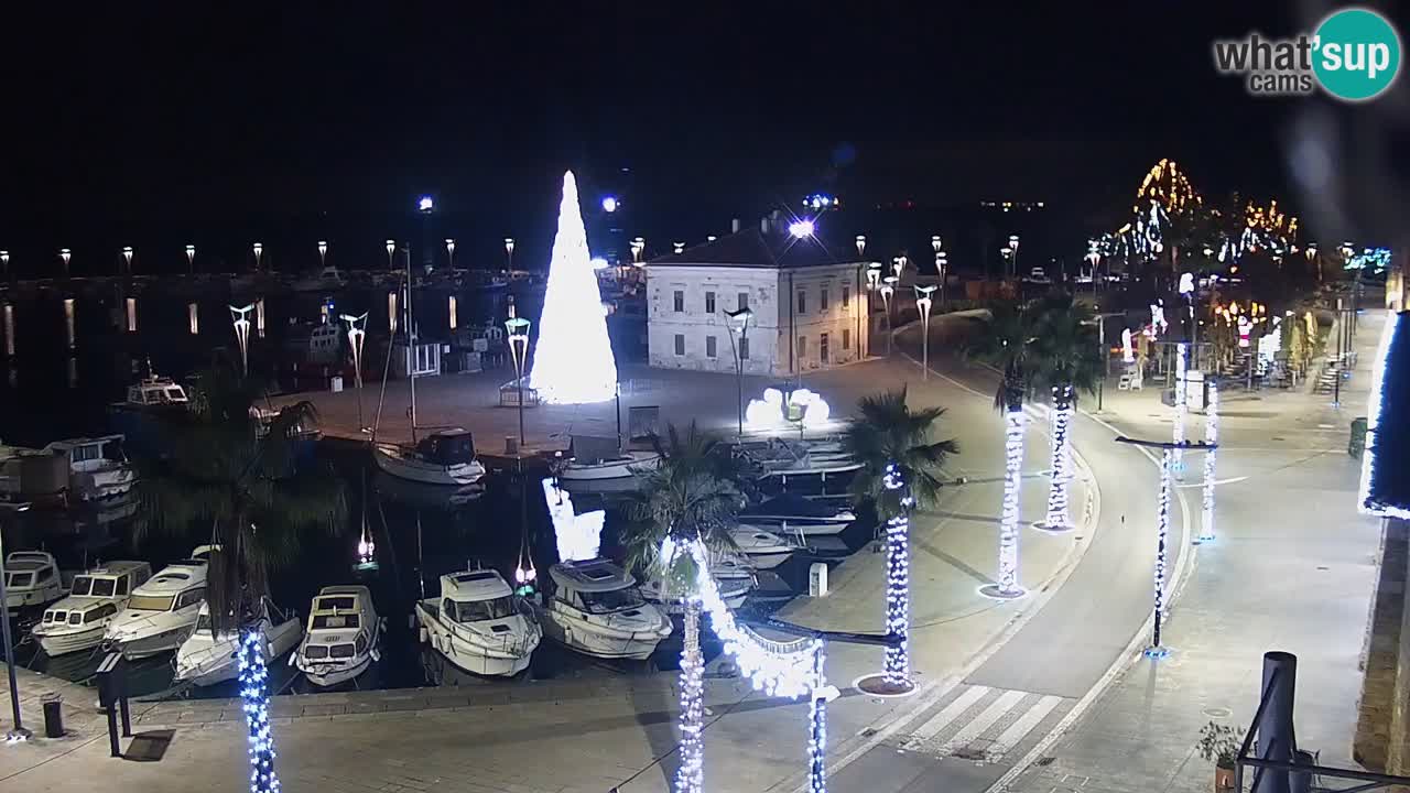 Web kamera Koper – marina i promenada – hotel Grand Koper