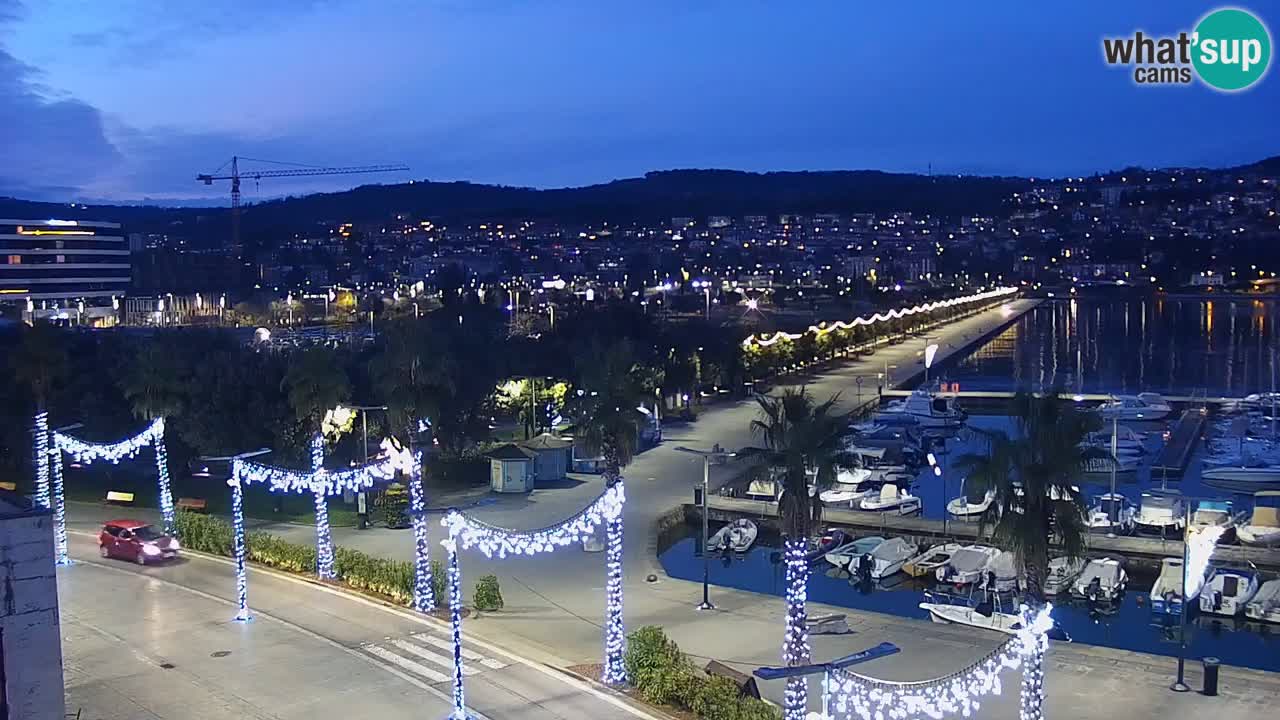 Webcam Capodistria – marina e lungo mare dall’Hotel Grand Koper