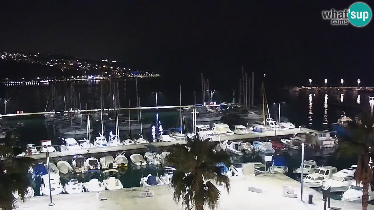 Webcam Capodistria – marina e lungo mare dall’Hotel Grand Koper