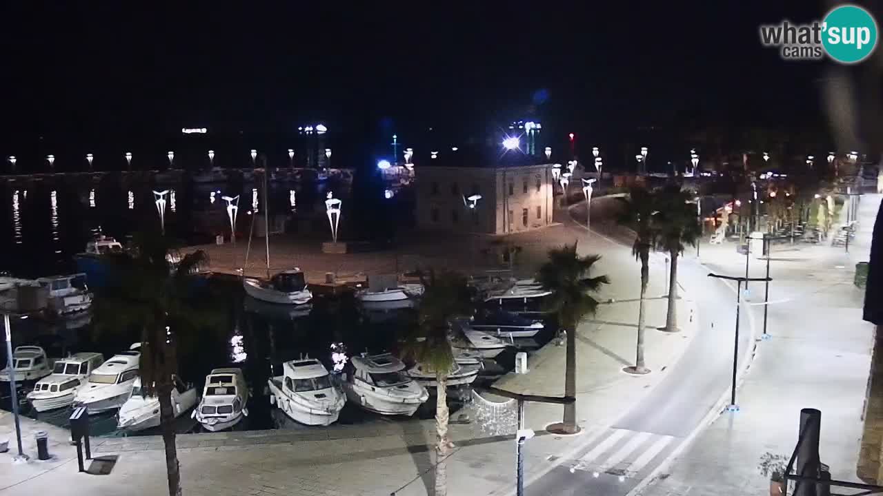Camera en vivo Koper – puerto deportivo y paseo marítimo desde el Hotel Grand Koper