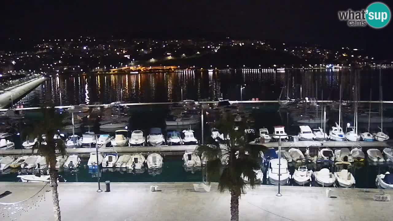 Webcam Capodistria – marina e lungo mare dall’Hotel Grand Koper