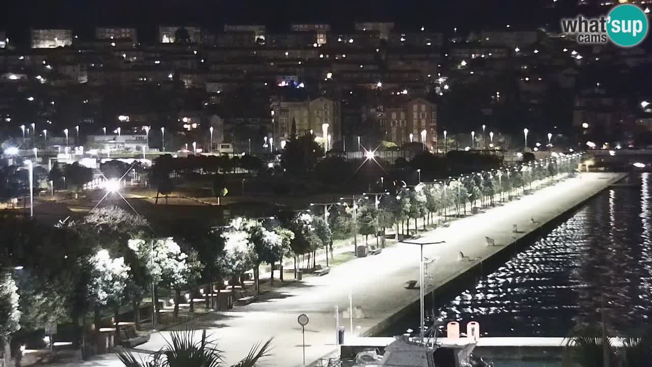 Webcam Koper – Panorama de la marina et de la promenade depuis le Grand Hotel Koper