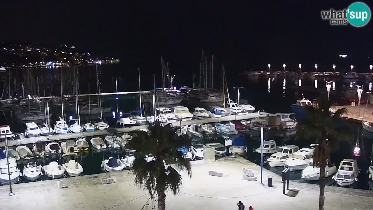 Webcam Capodistria – marina e lungo mare dall’Hotel Grand Koper