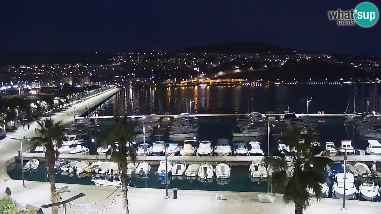 Webcam en direct du port de Koper – port de croisière et de fret – Slovénie