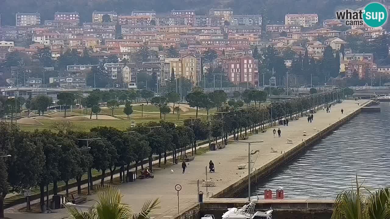 Camera en vivo Koper – puerto deportivo y paseo marítimo desde el Hotel Grand Koper