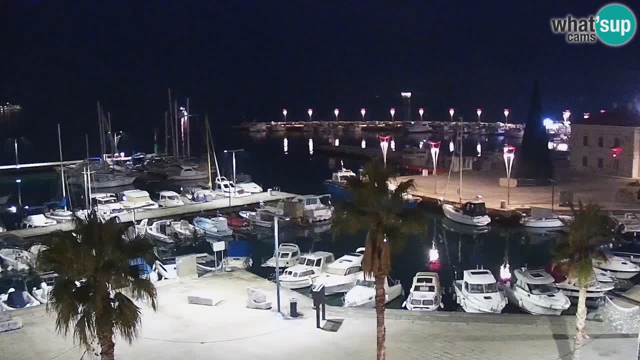 Spletna kamera Koper – Panorama na marino in promenado s Hotela Grand Koper