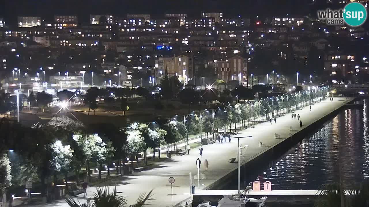 Webcam Koper – Panorama de la marina et de la promenade depuis le Grand Hotel Koper