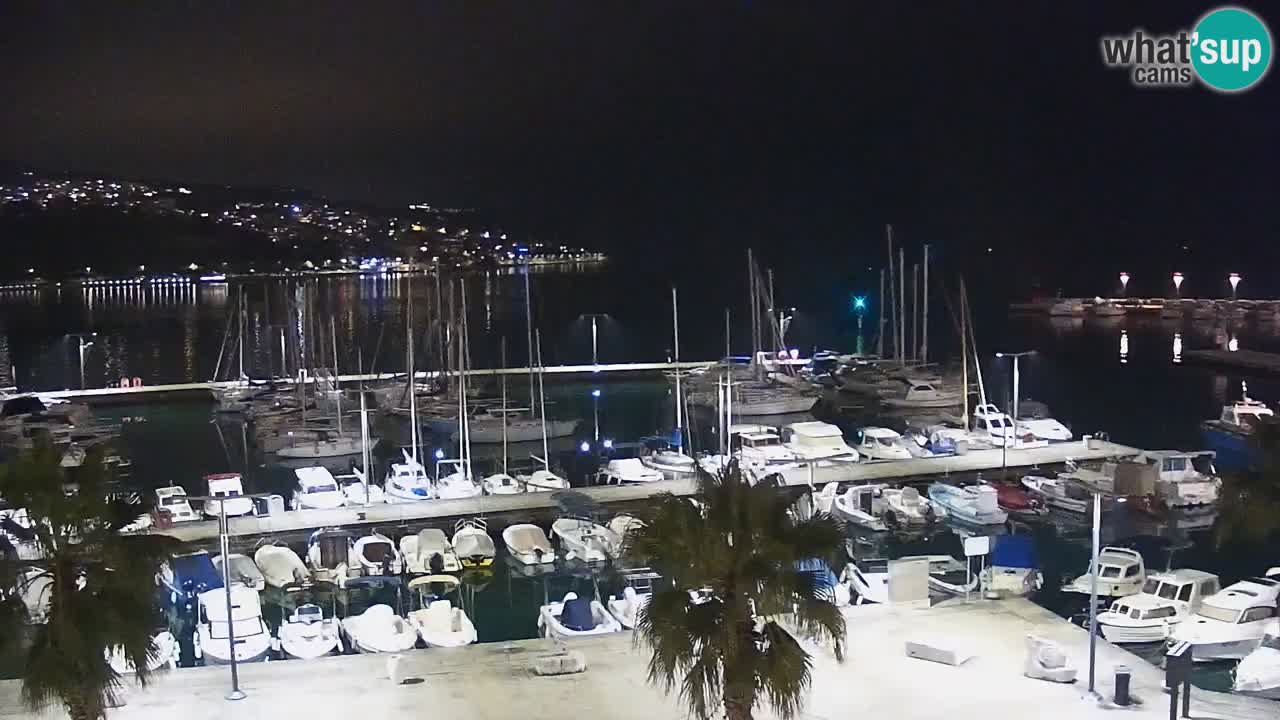 Webcam Capodistria – marina e lungo mare dall’Hotel Grand Koper