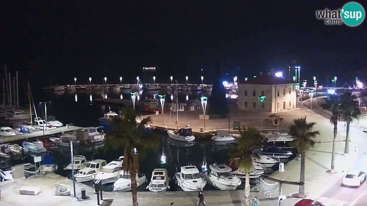 Webcam Capodistria – marina e lungo mare dall’Hotel Grand Koper