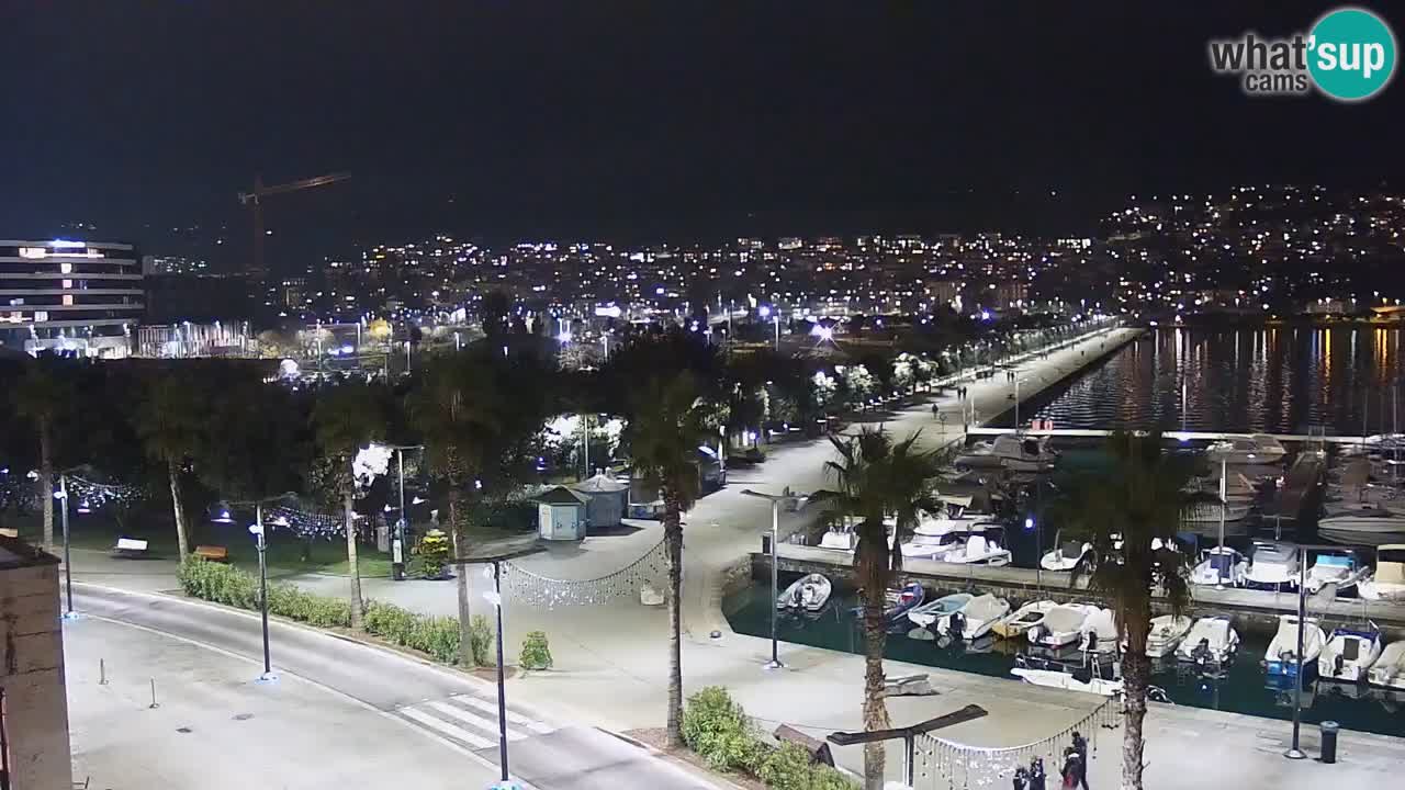 Webcam Capodistria – marina e lungo mare dall’Hotel Grand Koper
