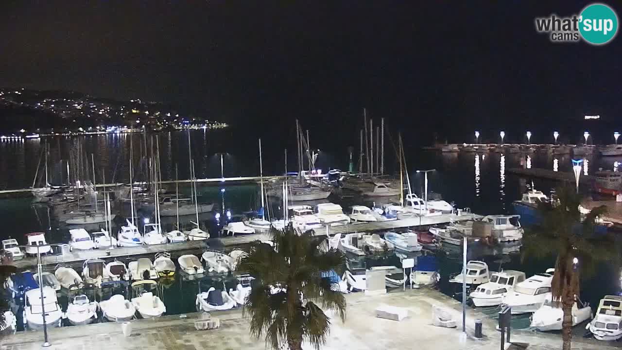 Spletna kamera Luka Koper v živo – Potniški terminal in tovorno pristanišče – Slovenija