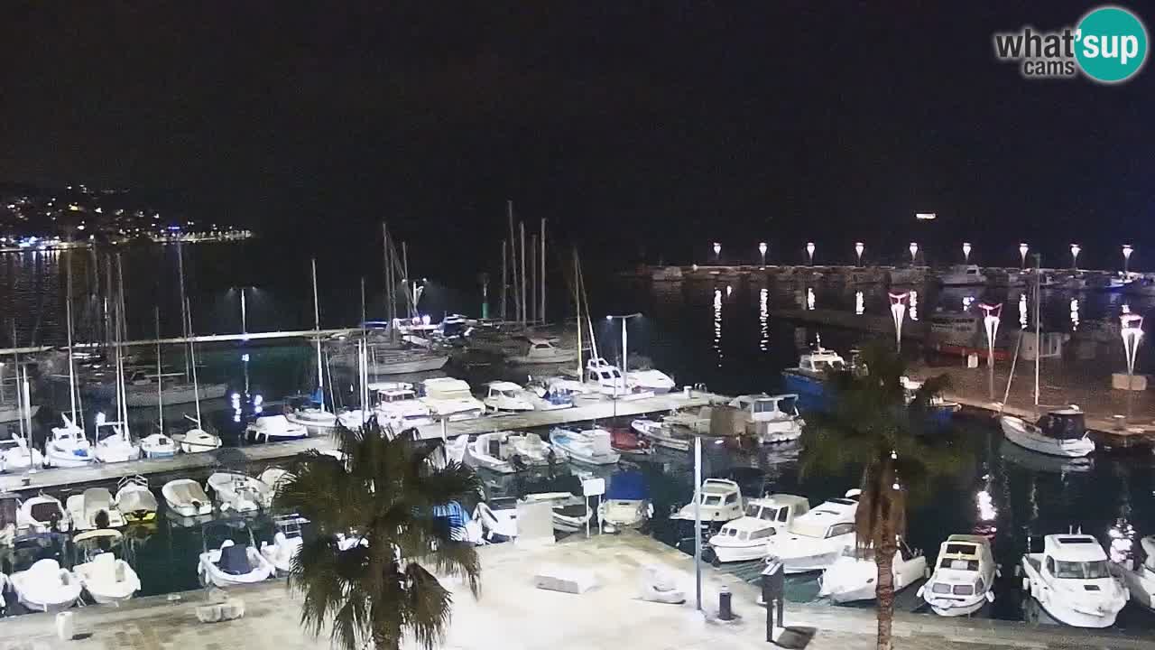 Webcam Capodistria – marina e lungo mare dall’Hotel Grand Koper