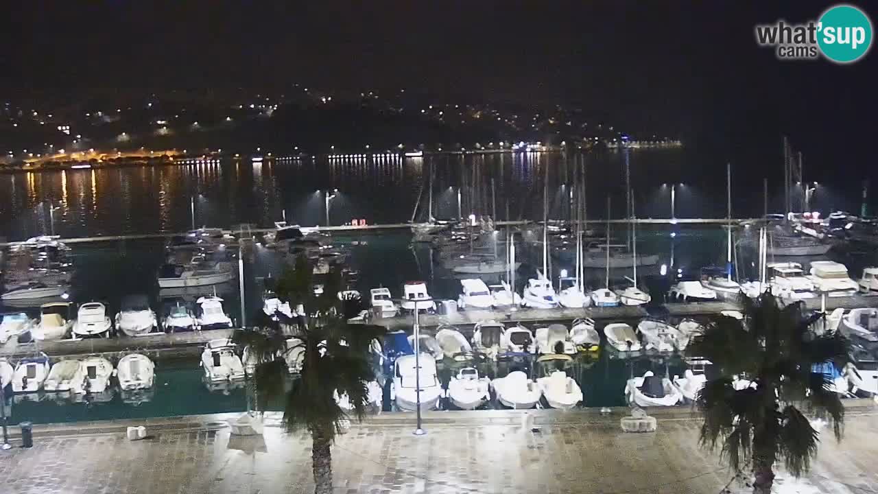 Spletna kamera Luka Koper v živo – Potniški terminal in tovorno pristanišče – Slovenija