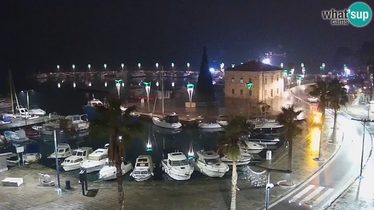 Webcam Capodistria – marina e lungo mare dall’Hotel Grand Koper