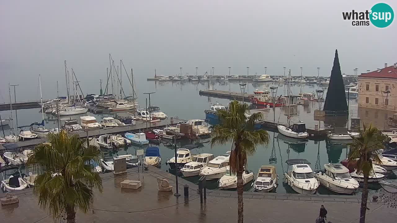 Webcam Capodistria – marina e lungo mare dall’Hotel Grand Koper