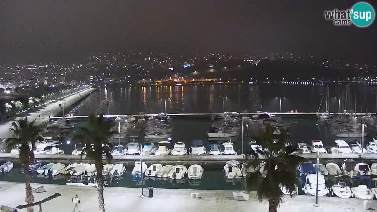 Webcam Capodistria – marina e lungo mare dall’Hotel Grand Koper