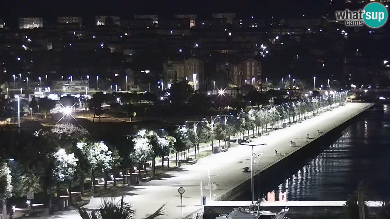 Spletna kamera Koper – Panorama na marino in promenado s Hotela Grand Koper