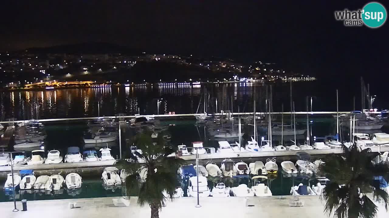 Webcam Capodistria – marina e lungo mare dall’Hotel Grand Koper