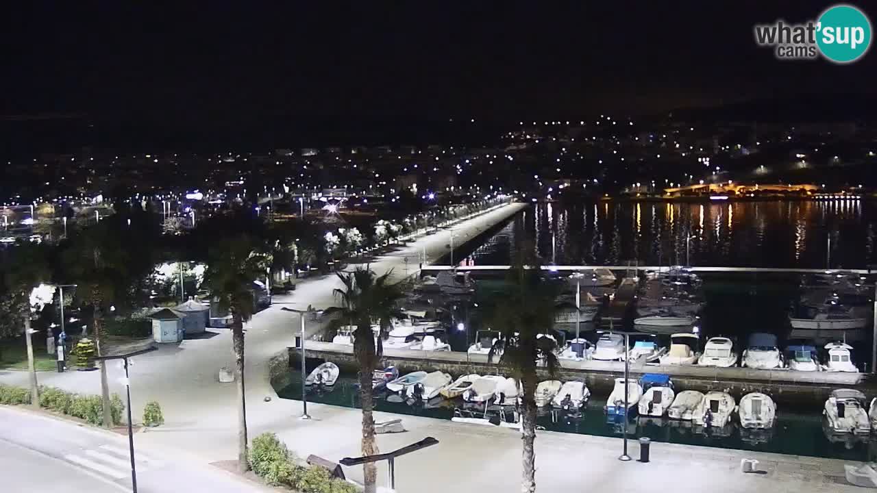 Webcam Capodistria – marina e lungo mare dall’Hotel Grand Koper