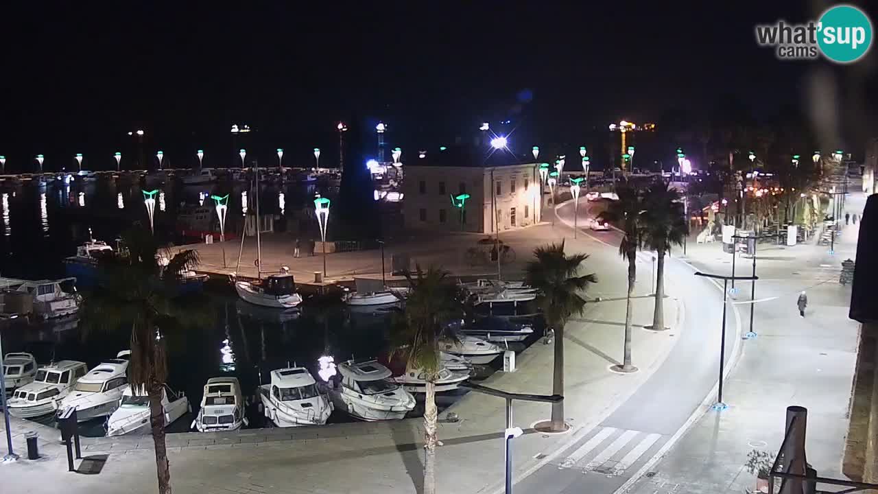 Camera en vivo Koper – puerto deportivo y paseo marítimo desde el Hotel Grand Koper